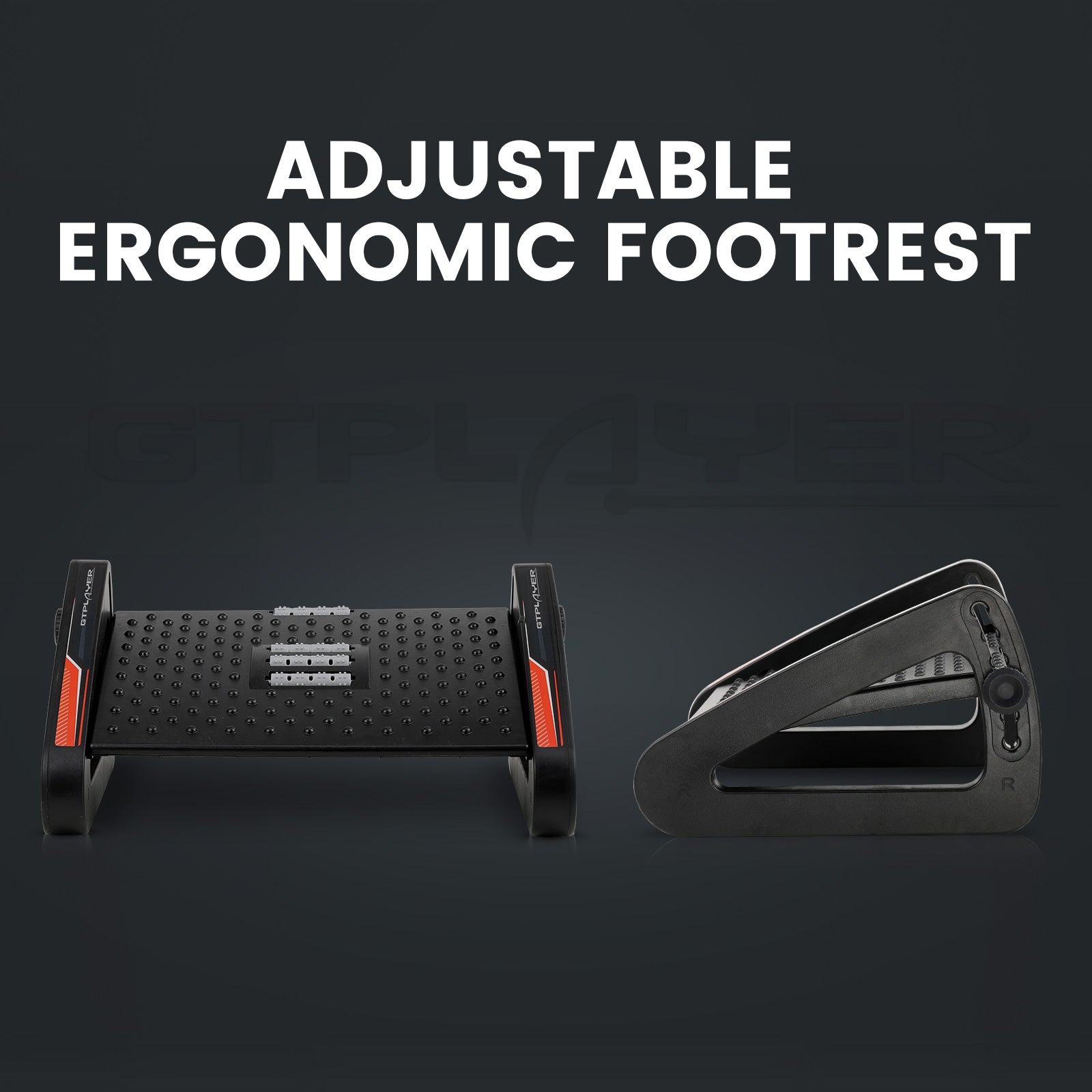 Repose-pieds ergonomique réglable sous le bureau